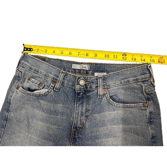 Levis 515 Medium Wash Boot Cut Denim Jeans Womens 6 Medium - Picture 10 of 11